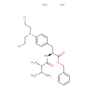 L-Phenylalanine, 4-[bis(2-chloroethyl)amino]-N-L-valyl-, phenylmethylester, dihydrochloride