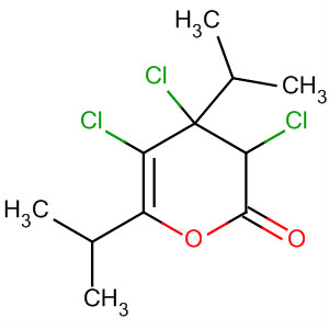 2H-Pyran-2-one, 3,4,5-trichloro-3,4-dihydro-4,6-bis(1-methylethyl)-