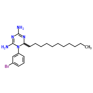 1,3,5-triazine-2,4-diamine, 1-(3-bromophenyl)-1,6-dihydro-6-undecyl-