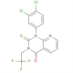 Pyrido[2,3-d]pyrimidin-4(1H)-one,1-(3,4-dichlorophenyl)-2,3-dihydro-2-thioxo-3-(2,2,2-trifluoroethyl)-