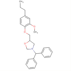 Oxazolidine, 3-(diphenylmethyl)-5-[(2-methoxy-4-propylphenoxy)methyl]-