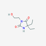 5,5-diethyl-3-(2-hydroxyethyl)imidazolidine-2,4-dione