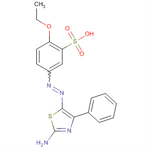 Benzenesulfonic acid, 5-[(2-amino-4-phenyl-5-thiazolyl)azo]-2-ethoxy-