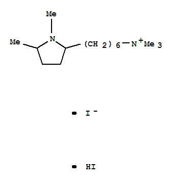 6-(1,5-dimethylpyrrolidin-2-yl)-N,N,N-trimethylhexan-1-aminium iodide hydroiodide