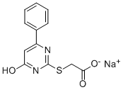 4-Phenyl-6-oxy-pyrimidine-2-thioglycolic acid (sodium salt)
