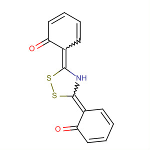2,4-Cyclohexadien-1-one, 6,6'-(1,2,4-dithiazolidine-3,5-diylidene)bis-