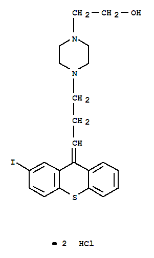 2-{4-[(3E)-3-(3-iodo-9H-thioxanthen-9-ylidene)propyl]piperazin-1-yl}ethanol dihydrochloride