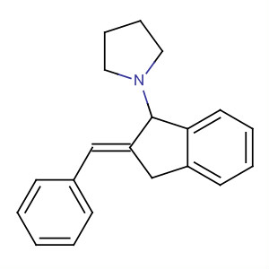Pyrrolidine, 1-[2,3-dihydro-2-(phenylmethylene)-1H-inden-1-yl]-, (E)-