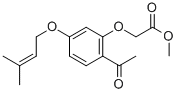ACETIC ACID, [2-ACETYL-5-[(3-METHYL-2-BUTENYL)OXY]PHENOXY]-, METHYL ESTER