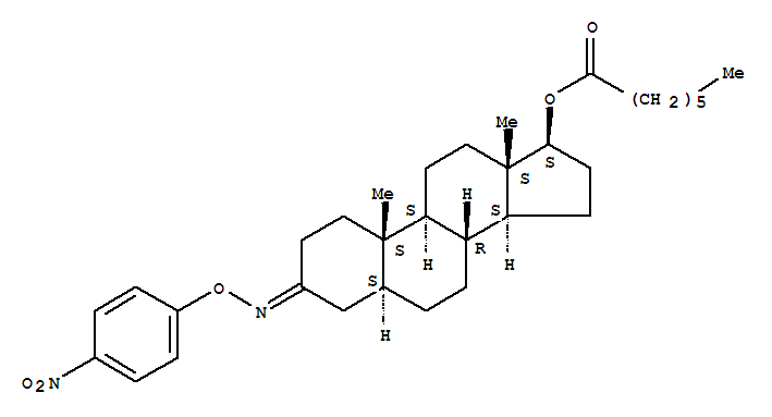 17β-Heptanoyloxy-5α-androstan-3-one O-(p-nitrophenyl)oxime