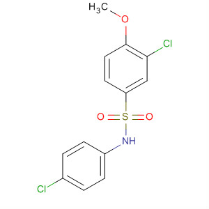 Benzenesulfonamide, 3-chloro-N-(4-chlorophenyl)-4-methoxy-