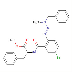 L-Phenylalanine,N-[5-chloro-2-[3-methyl-3-(phenylmethyl)-1-triazenyl]benzoyl]-, methylester