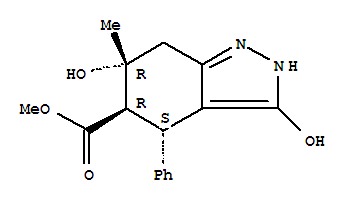 methyl (4S,5R,6S)-6-hydroxy-6-methyl-3-oxo-4-phenyl-2,3,4,5,6,7-hexahydro-1H-indazole-5-carboxylate