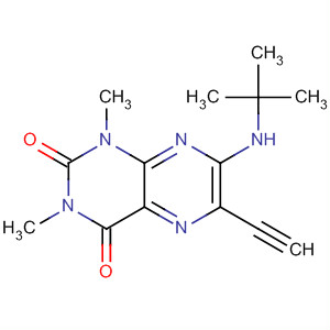 2,4(1H,3H)-Pteridinedione,7-[(1,1-dimethylethyl)amino]-6-ethynyl-1,3-dimethyl-