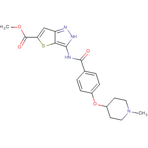 1H-Thieno[3,2-c]pyrazole-5-carboxylic acid,3-[[4-[(1-methyl-4-piperidinyl)oxy]benzoyl]amino]-, methyl ester