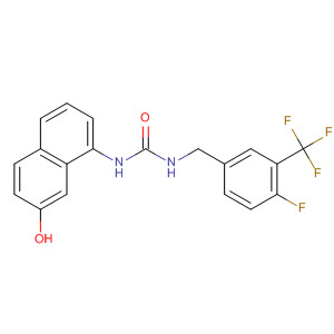Urea,N-[[4-fluoro-3-(trifluoromethyl)phenyl]methyl]-N'-(7-hydroxy-1-naphthalenyl)-