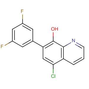 8-Quinolinol, 5-chloro-7-(3,5-difluorophenyl)-