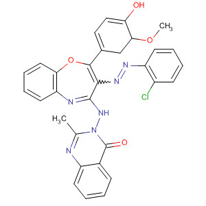 4(3H)-Quinazolinone,3-[[3-[(2-chlorophenyl)azo]-2,3-dihydro-2-(4-hydroxy-3-methoxyphenyl)-1,5-benzoxazepin-4-yl]amino]-2-methyl-