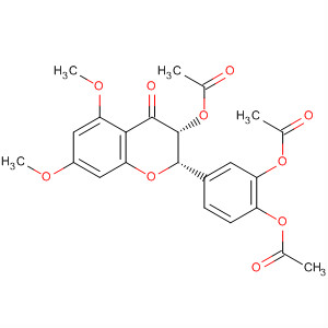 4H-1-Benzopyran-4-one,3-(acetyloxy)-2-[3,4-bis(acetyloxy)phenyl]-2,3-dihydro-5,7-dimethoxy-,(2S,3R)-