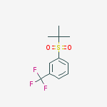 Benzene, 1-[(1,1-dimethylethyl)sulfonyl]-3-(trifluoromethyl)-