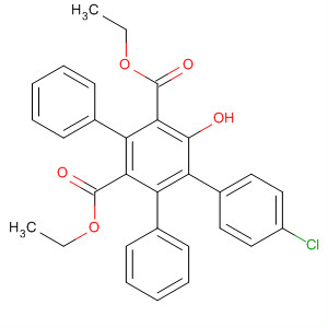 [1,1':2',1''-Terphenyl]-3',5'-dicarboxylic acid,4-chloro-6'-hydroxy-4'-phenyl-, diethyl ester