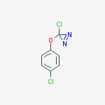 3H-Diazirine, 3-chloro-3-(4-chlorophenoxy)-