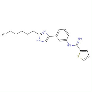 2-Thiophenecarboximidamide, N-[3-(2-hexyl-1H-imidazol-4-yl)phenyl]-