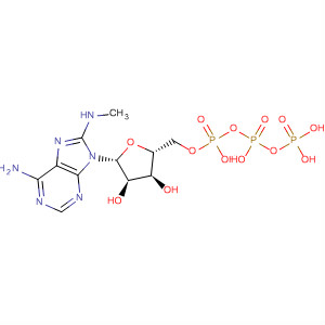 Adenosine 5'-(tetrahydrogen triphosphate), 8-(methylamino)-