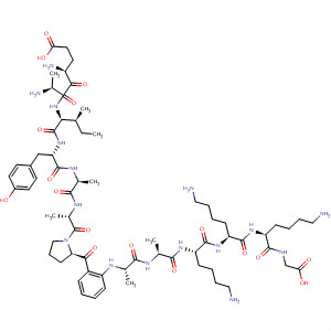 Glycine,L-a-glutamyl-L-alanyl-L-isoleucyl-L-tyrosyl-L-alanyl-L-alanyl-L-prolyl-L-phenylalanyl-L-alanyl-L-lysyl-L-lysyl-L-lysyl-