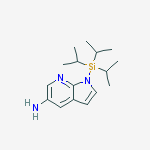 1H-Pyrrolo[2,3-b]pyridin-5-amine, 1-[tris(1-methylethyl)silyl]-