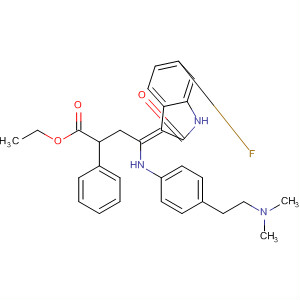 Benzenepropanoic acid,3-[(Z)-[[4-[2-(dimethylamino)ethyl]phenyl]amino](6-fluoro-1,2-dihydro-2-oxo-3H-indol-3-ylidene)methyl]-, ethyl ester