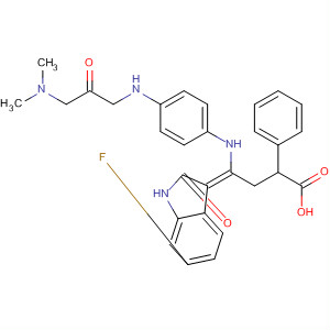 Benzenepropanoic acid,3-[(Z)-[[4-[[(dimethylamino)acetyl]methylamino]phenyl]amino](6-fluoro-1,2-dihydro-2-oxo-3H-indol-3-ylidene)methyl]-