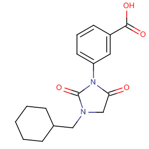Benzoic acid, 3-[3-(cyclohexylmethyl)-2,5-dioxo-1-imidazolidinyl]-