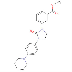 Benzoic acid, 3-[2-oxo-3-[4-(1-piperidinyl)phenyl]-1-imidazolidinyl]-,methyl ester