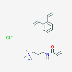 1-Propanaminium, N,N,N-trimethyl-3-[(1-oxo-2-propenyl)amino]-, chloride, polymer with diethenylbenzene