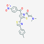 2-[(dimethylamino)methylidene]-7-[4-(4-methylphenyl)-1,3-thiazol-2-yl]-5-[(4-nitrophenyl)carbonyl]pyrrolo[2,1-b][1,3]thiazol-3(2H)-one