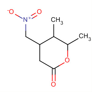 2H-Pyran-2-one, tetrahydro-5,6-dimethyl-4-(nitromethyl)-