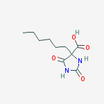 4-hexyl-2,5-dioxo-imidazolidine-4-carboxylic acid