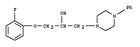 α-[(2-Fluorophenoxy)methyl]-4-phenyl-1-piperazineethanol