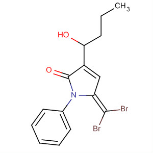 2H-Pyrrol-2-one,5-(dibromomethylene)-1,5-dihydro-3-(1-hydroxybutyl)-1-phenyl-