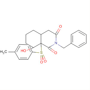 1,3(2H,4H)-Isoquinolinedione,hexahydro-8-hydroxy-8a-[(4-methylphenyl)sulfonyl]-2-(phenylmethyl)-