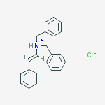 (E)-N,N-dibenzyl-2-phenylethenaminium chloride