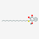 3-hexadecylsulfanyl-4-hydroxynaphthalene-1,2-dione