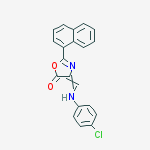 4-[(4-chloroanilino)methylidene]-2-naphthalen-1-yl-1,3-oxazol-5-one