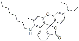 6-(diethylamino)-3-methyl-2-(octylamino)spiro[isobenzofuran-1(3H),9-[9H]xanthene]-3-one