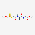 Ethoxymethyl-[2-[[(2s)-1-[(2-ethoxy-2-oxoethyl)amino]-1-oxopropan-2-yl]amino]-2-oxoethyl]sulfanyl-sulfanylidenephosphanium