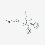 4-butyl-1,2-diphenylpyrazolidine-3,5-dione;2-(dimethylamino)ethanol