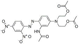 2,2-[[3-acetamido-4-[(2,4-dinitrophenyl)azo]phenyl]imino]diethyl diacetate
