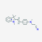 3-[n-methyl-4-[(e)-2-(1,3,3-trimethylindol-1-ium-2-yl)ethenyl]anilino]propanenitrile