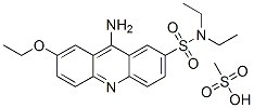 9-amino-7-ethoxy-N,N-diethyl-acridine-2-sulfonamide, methanesulfonic a cid
